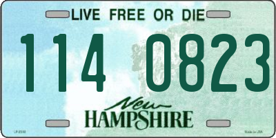 NH license plate 1140823