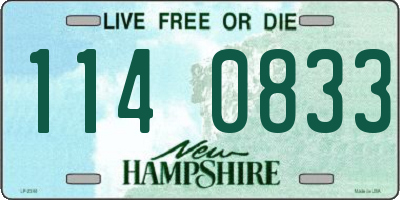 NH license plate 1140833