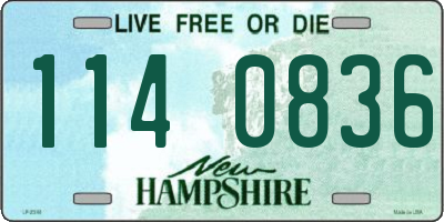 NH license plate 1140836
