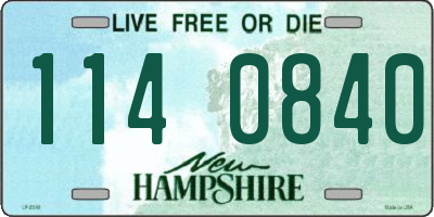 NH license plate 1140840