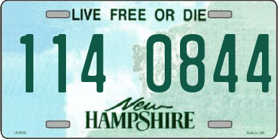 NH license plate 1140844