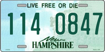 NH license plate 1140847