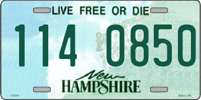 NH license plate 1140850