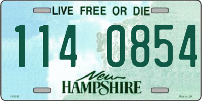 NH license plate 1140854