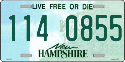 NH license plate 1140855