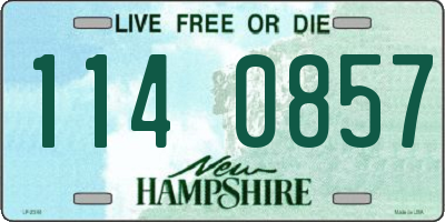 NH license plate 1140857