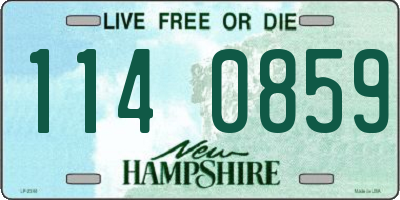 NH license plate 1140859