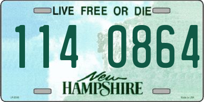 NH license plate 1140864