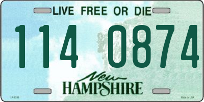 NH license plate 1140874