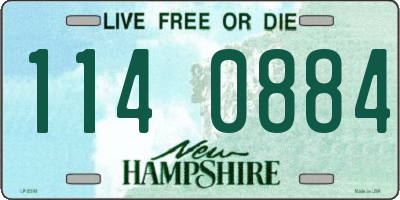 NH license plate 1140884