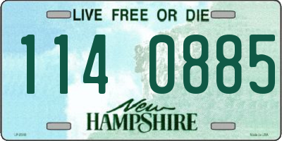 NH license plate 1140885