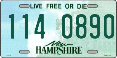 NH license plate 1140890