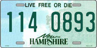 NH license plate 1140893
