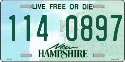 NH license plate 1140897