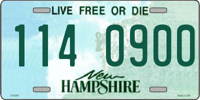 NH license plate 1140900