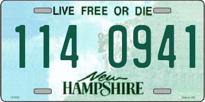 NH license plate 1140941