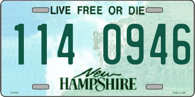 NH license plate 1140946