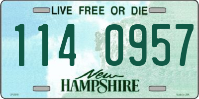 NH license plate 1140957