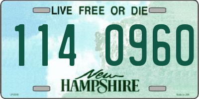 NH license plate 1140960