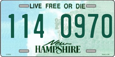 NH license plate 1140970