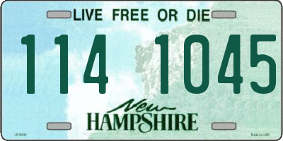 NH license plate 1141045