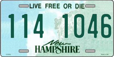 NH license plate 1141046