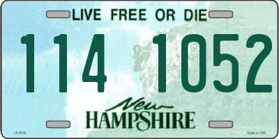 NH license plate 1141052