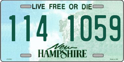 NH license plate 1141059