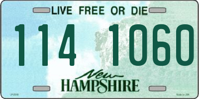 NH license plate 1141060