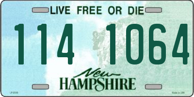 NH license plate 1141064
