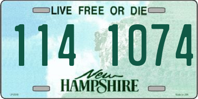 NH license plate 1141074