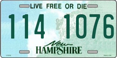 NH license plate 1141076