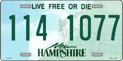 NH license plate 1141077