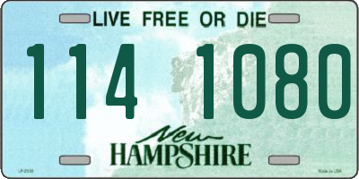NH license plate 1141080