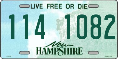 NH license plate 1141082