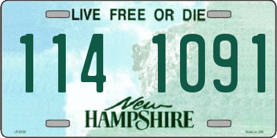 NH license plate 1141091