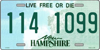 NH license plate 1141099