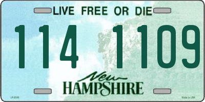 NH license plate 1141109