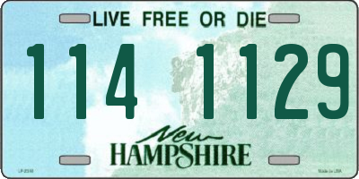 NH license plate 1141129