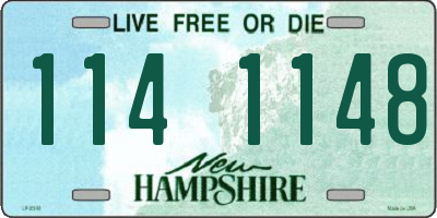 NH license plate 1141148