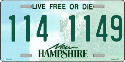NH license plate 1141149