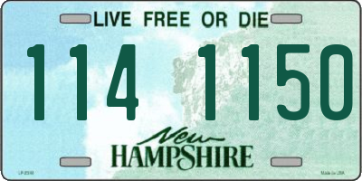 NH license plate 1141150