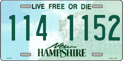 NH license plate 1141152