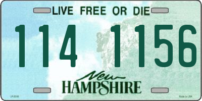 NH license plate 1141156