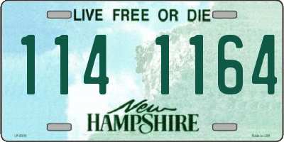 NH license plate 1141164