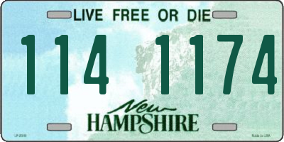 NH license plate 1141174