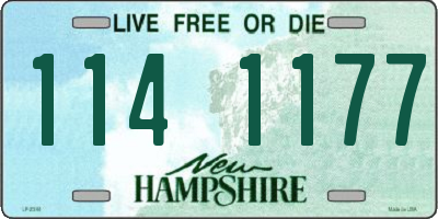 NH license plate 1141177