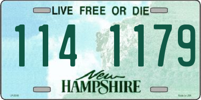 NH license plate 1141179