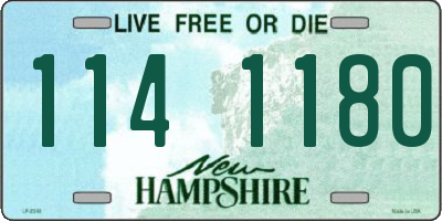 NH license plate 1141180