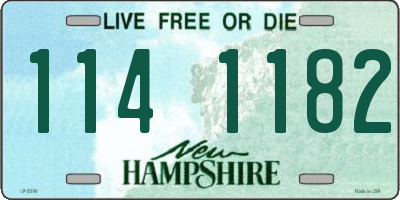 NH license plate 1141182